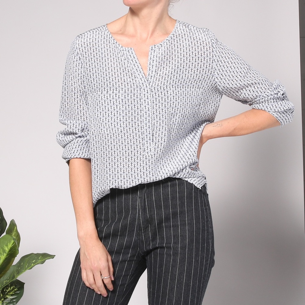 Joie Silk Anchor Blouse